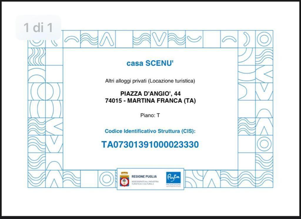 Scenu' Apartment Martina Franca Bagian luar foto